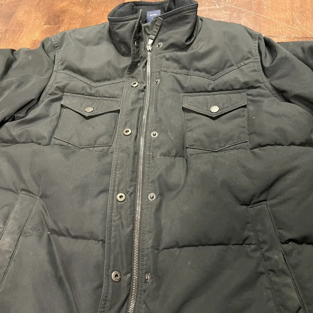 Ralph Lauren‎ Jacket Youth Large Black Down Puffer Chore Winter Coat Preppy